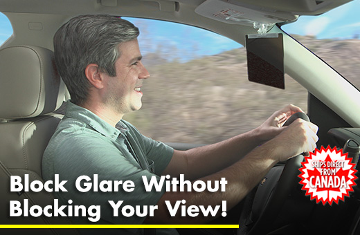 Block Glare Without Blocking Your View!